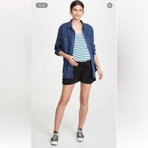 Hatch Collection, The Lula Short, Black, Size 0